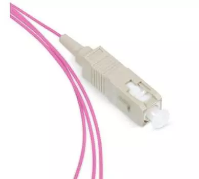 Патч-корд оптический TopLan, SC/PC-SC/PC, многомодовый, 50/125, OM4, одинарный, 150м, розовый (PC-TOP-OM4-SC/P-SC/P-150)