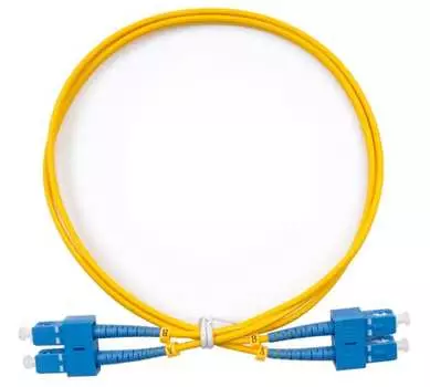 Патч-корд оптический TopLan, SC/UPC-SC/UPC, одномодовый, 9/125, OS2, двойной, 150м, желтый (DPC-TOP-652-SC/U-SC/U-150)