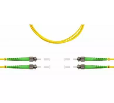 Патч-корд оптический TopLan, ST/APC-ST/APC, одномодовый, 9/125, OS2, двойной, 150м, желтый (DPC-TOP-657A1-ST/A-ST/A-150)