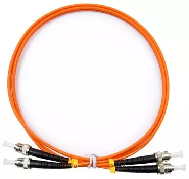 Патч-корд оптический TopLan, ST/PC-ST/PC, многомодовый, 62.5/125, OM1, двойной, 20м, оранжевый (DPC-TOP-OM1-ST/P-ST/P-20)