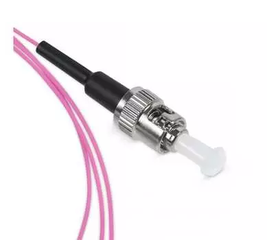 Патч-корд оптический TopLan, ST/PC-ST/PC, многомодовый, 50/125, OM4, одинарный, 150м, розовый (PC-TOP-OM4-ST/P-ST/P-150)