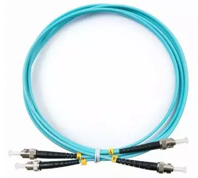 Патч-корд оптический TopLan, ST/PC-ST/PC, многомодовый, 50/125, OM3, двойной, 150м, голубой (DPC-TOP-OM3-ST/P-ST/P-150)