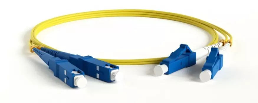 Патч-корд оптический TWT TWT-2LC-2SC/SU-1.0, LC/UPC-SC/UPC, одномодовый, OS2, двойной, 1м, желтый (TWT-2LC-2SC/SU-1.0)