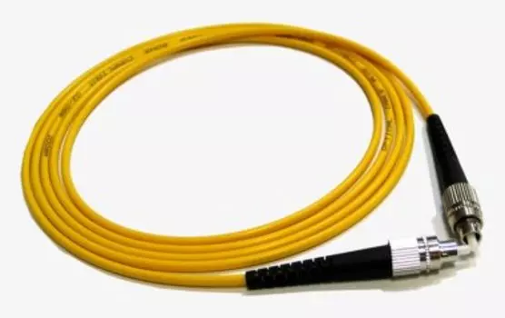 Патч-корд оптический TWT TWT-FC-FC/SU-5.0, FC/UPC-FC/UPC, одномодовый, 9/125, OS2, одинарный, 5 м, PVC, желтый (TWT-FC-FC/SU-5.0)