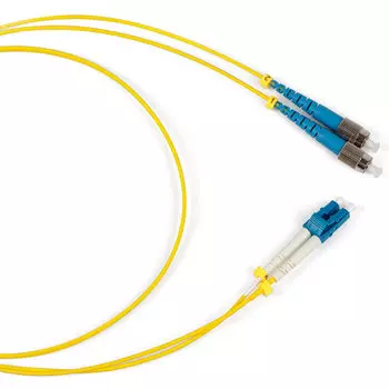 Патч-корд SM 9/125 FC-LC duplex LSZH Hyperline, 5m (FC-9-FC-LC-UPC-5M)