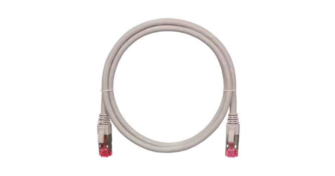 Патч-корд SSTP кат.6a, 0.15м, RJ45-RJ45, серый, CU, экранированный, NIKOMAX (NMC-PC4SA55B-001-GY/NMC-PC4SA55B-001-GY)