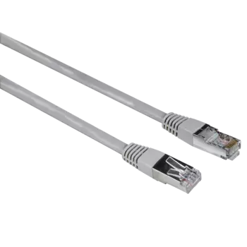 Патч-корд STP кат.5e, 1.5м, RJ45-RJ45, серый, Hama (H-20140/00020140)