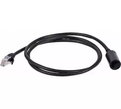 Патч-корд удлинитель UTP кат.5e, 1.5 м, RJ45-RJ45, черный, CU, Lanmaster (LAN-PCEXT/U5E-1.5-BK)