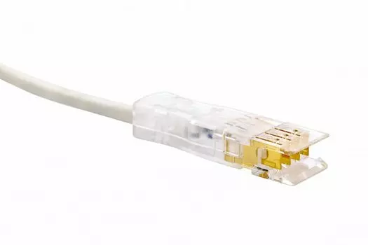 Патч-корд UTP, 2 м, 110-110, белый, CU, LSZH, Eurolan 22D-22-02WT (22D-22-02WT)