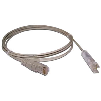 Патч-корд UTP 5м, 110-RJ45, серый, Lanmaster (LAN-45-P1-5m)