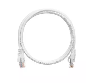 Патч-корд UTP кат.5e, 0.15м, RJ45-RJ45, белый, CU, LSZH, NIKOMAX (NMC-PC4UD55B-001-C-WT)