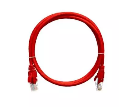 Патч-корд UTP кат.5e, 0.15 м, RJ45-RJ45, красный, CU, LSZH, NIKOMAX NMC-PC4UD55B (NMC-PC4UD55B-001-C-RD)