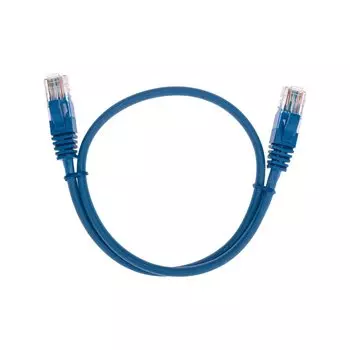 Патч-корд UTP кат.5e, 0.5 м, RJ45-RJ45, синий, CU, LSZH, REXANT (02-0104-05)