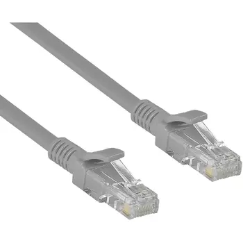 Патч-корд UTP кат.5e, 0.5 м, RJ45-RJ45, серый, CU, 5 шт., Exegate UTP-RJ45-RJ45-5e-CU-0,5M-GY (EX282009RUS-5)