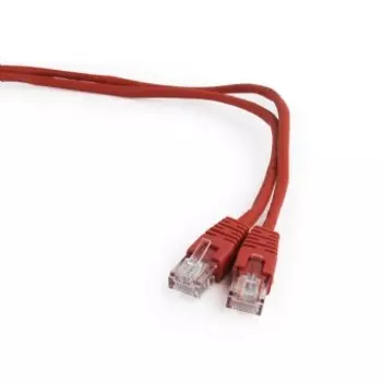 Патч-корд UTP кат.5e, 0.5м, RJ45-RJ45, красный, Cablexpert (PP12-0.5M/R)