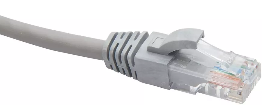 Патч-корд UTP кат.5e, 15 м, RJ45-RJ45, серый, CU, LSZH, Datarex (DR-181025)