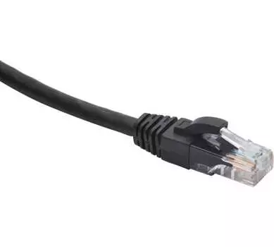 Патч-корд UTP кат.5e, 15 м, RJ45-RJ45, черный, CU, LSZH, Datarex (DR-181925)