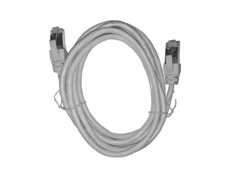 Патч-корд UTP кат.5e, 1.5 м, RJ45-RJ45, серый, LSZH, Netko (N.BC.UTP.5e-1.5m-2-lszh)