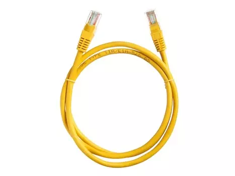 Патч-корд UTP кат.5e, 1.5 м, RJ45-RJ45, желтый, LSZH, Netko (N.BC.UTP.5e-1.5m-6-lszh)