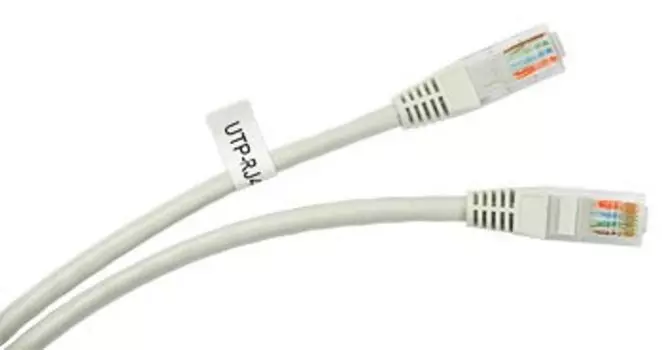 Патч-корд UTP кат.5e, 1.5 м, RJ45-RJ45, серый, CU, Cabeus (PC-UTP-RJ45-Cat.5e-1.5m)