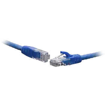 Патч-корд UTP кат.5e, 1.5 м, RJ45-RJ45, синий, SNR (SNR-UU4-5E-015-PST-BL)