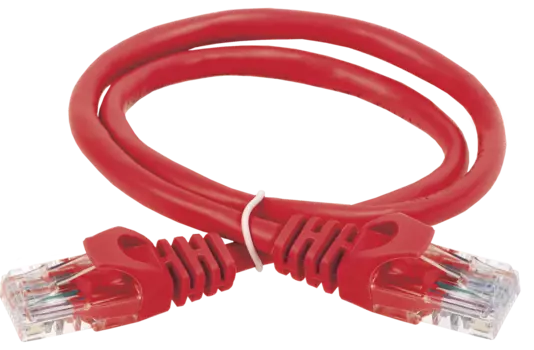 Патч-корд UTP кат.5e 1.5м, RJ45-RJ45, красный, ITK (PC04-C5EU-1M5)