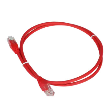 Патч-корд UTP кат.5e, 1.5м, RJ45-RJ45, красный, TWT (TWT-45-45-1.5-RD)
