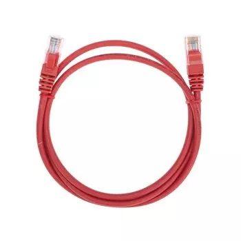 Патч-корд UTP кат.5e, 1 м, RJ45-RJ45, красный, CU, LSZH, REXANT (02-0103-1)