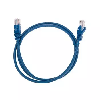 Патч-корд UTP кат.5e, 1 м, RJ45-RJ45, синий, CU, LSZH, REXANT (02-0104-1)