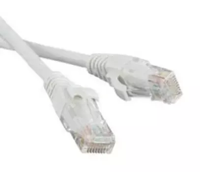 Патч-корд UTP кат.5e, 1 м, RJ45-RJ45, серый, LSZH, Lanmaster (LAN-PC45/U5E-1.0-GY)