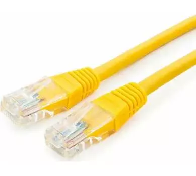 Патч-корд UTP кат.5e, 1 м, RJ45-RJ45, желтый, CCA, Space Technology ST-ПК-4/100 (ST-ПК-4/100)