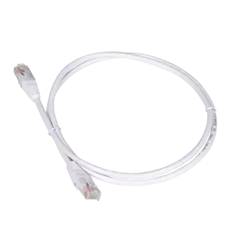 Патч-корд UTP кат.5e, 20м, RJ45-RJ45, белый, TWT (TWT-45-45-20-WH)
