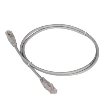 Патч-корд UTP кат.5e, 20м, RJ45-RJ45, серый, TWT (TWT-45-45-20-GY)