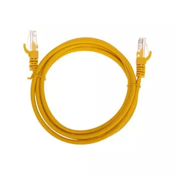 Патч-корд UTP кат.5e, 2 м, RJ45-RJ45, желтый, CU, LSZH, REXANT (02-0105-2)