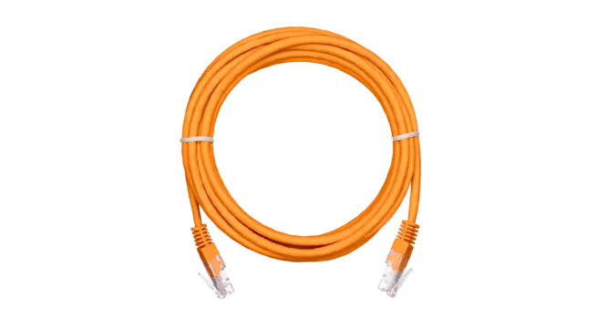 Патч-корд UTP кат.5e, 2 м, RJ45-RJ45, оранжевый, CU, 10 шт., NETLAN (EC-PC4UD55B-BC-PVC-020-OR-10)