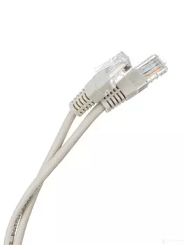 Патч-корд UTP кат.5e, 2 м, RJ45-RJ45, серый, CU, LSZH, Neomax (NM13011-020)