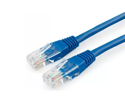 Патч-корд UTP кат.5e, 2м, RJ45-RJ45, синий, LSZH, Technolink (T.BC.UTP.5e-2.0m-5-lszh)