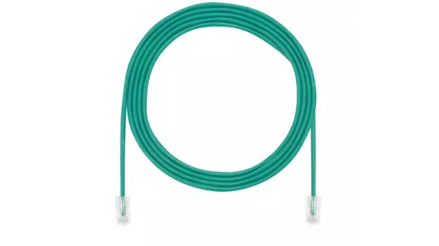 Патч-корд UTP кат.5e, 2м, RJ45-RJ45, зеленый, LSZH, PANDUIT (UTP28CH2MGR)