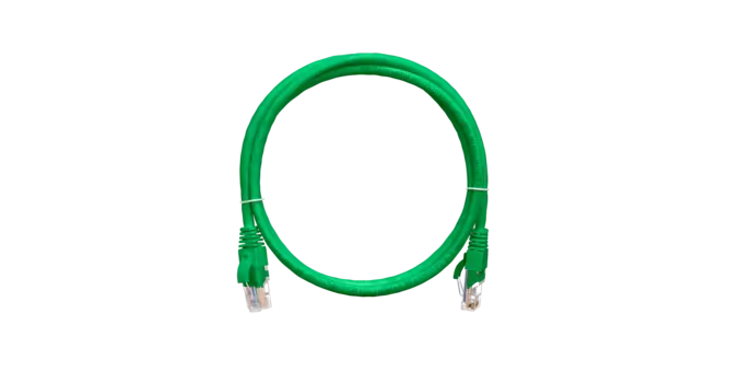 Патч-корд UTP кат.5e, 3 м, RJ45-RJ45, зеленый, CU, NIKOMAX (NMC-PC4UD55B-030-GN)
