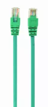 Патч-корд UTP кат.5e, 3 м, RJ45-RJ45, зеленый, Cablexpert (PP12-3M/G)