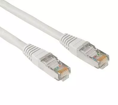 Патч-корд UTP кат.5e, 3 м, RJ45-RJ45, серый, 5bites (PUT50-030A)