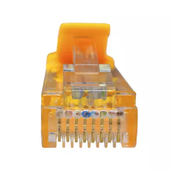 Патч-корд UTP кат.5e, 3м, RJ45-RJ45, желтый, LSZH, SUPRLAN (10-0164)