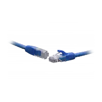 Патч-корд UTP кат.5e, 3м, RJ45-RJ45, синий, LSZH, SNR (SNR-UU4-5E-030-LST-BL)