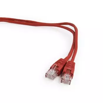 Патч-корд UTP кат.5e, 3м, RJ45-RJ45, красный, Cablexpert (PP12-3M/R)