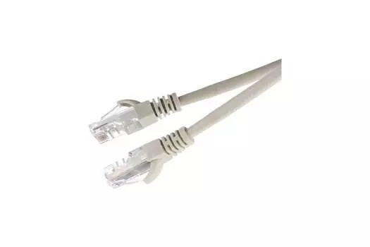 Патч-корд UTP кат.5e, 5 м, RJ45-RJ45, серый, CCA, GoPower (00-00029037)