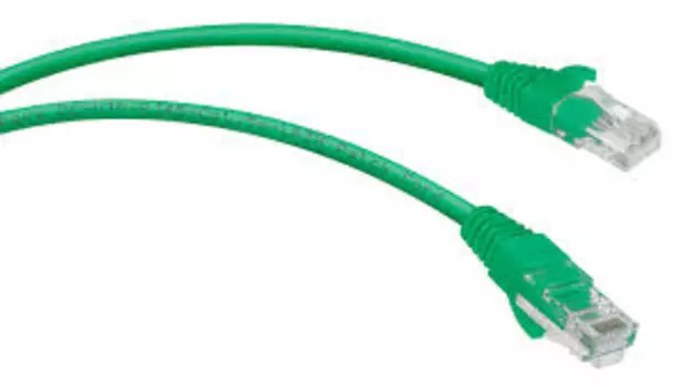 Патч-корд UTP кат.5e, 5 м, RJ45-RJ45, зеленый, CU, LSZH, Netko Optima (N.BC.UTP.5e-5.0m-7-lszh)