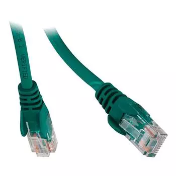 Патч-корд UTP кат.5e, 5 м, RJ45-RJ45, зеленый, LSZH, Lanmaster (LAN-PC45/U5E-5.0-GN)