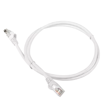 Патч-корд UTP кат.5e, 7м, RJ45-RJ45, белый, LSZH, Lanmaster (LAN-PC45/U5E-7.0-WH)