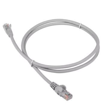 Патч-корд UTP кат.5e, 7м, RJ45-RJ45, серый, LSZH, Lanmaster (LAN-PC45/U5E-7.0-GY)