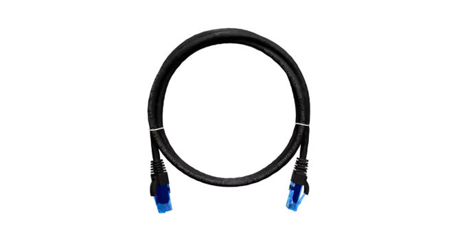 Патч-корд UTP кат.6, 0.15м, RJ45-RJ45, черный, CU, LSZH, NIKOMAX (NMC-PC4UE55B-001-C-BK)